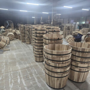 Wooden Foot Bath Basin