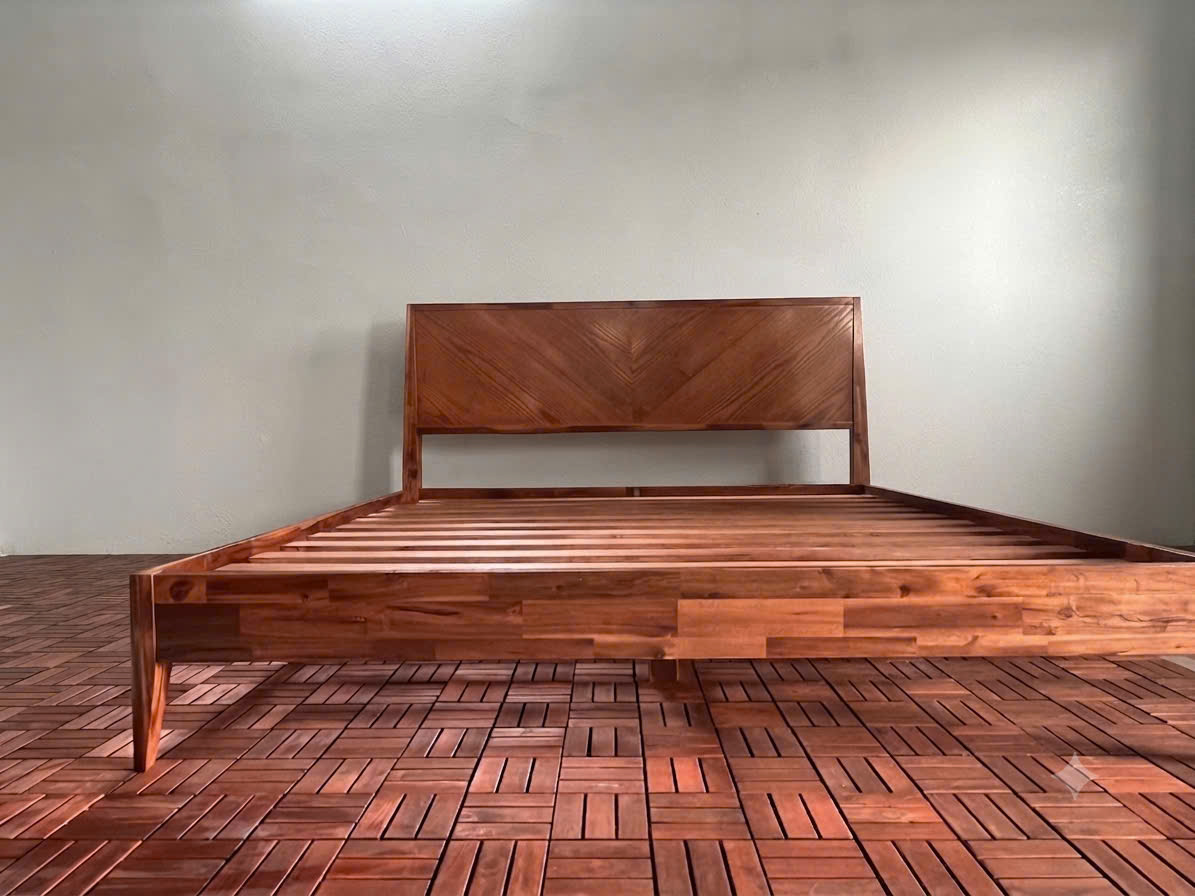 Wood Bed Frame - Image 3